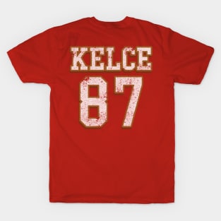 Travis Kelce Jersey (Back Print) T-Shirt